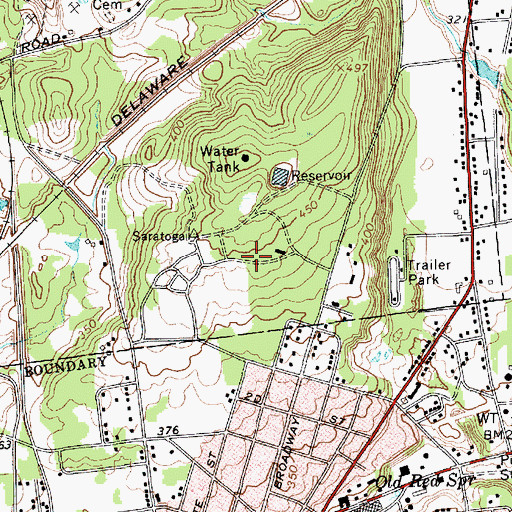 Topographic Map of Dana Science Center, NY
