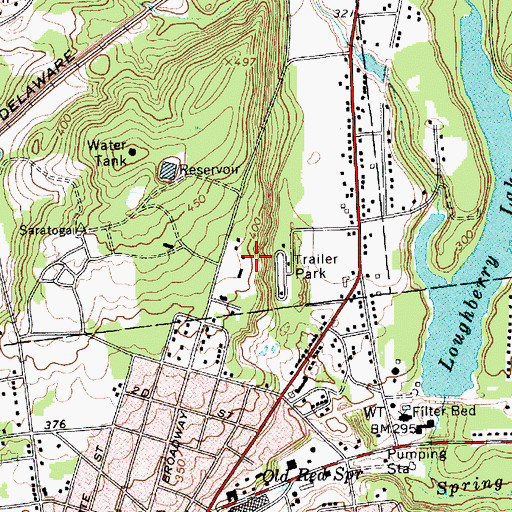 Topographic Map of Elssner Admissions Center, NY