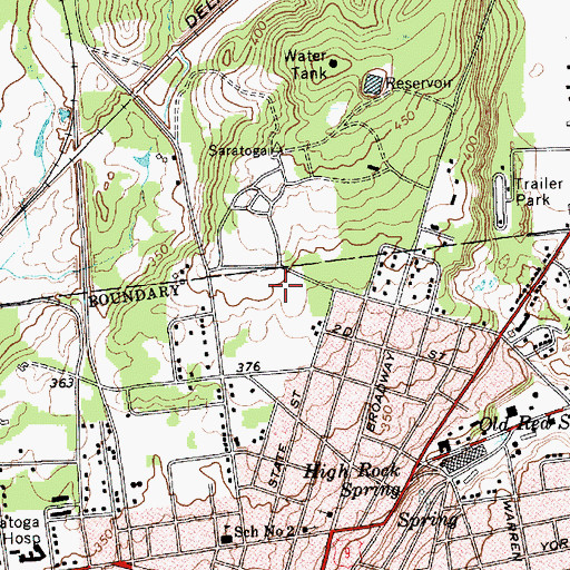 Topographic Map of Greenberg Child Care Center, NY