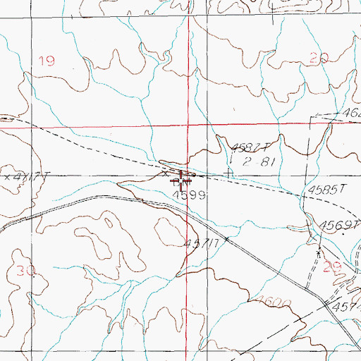 Topographic Map of Cazador, AZ