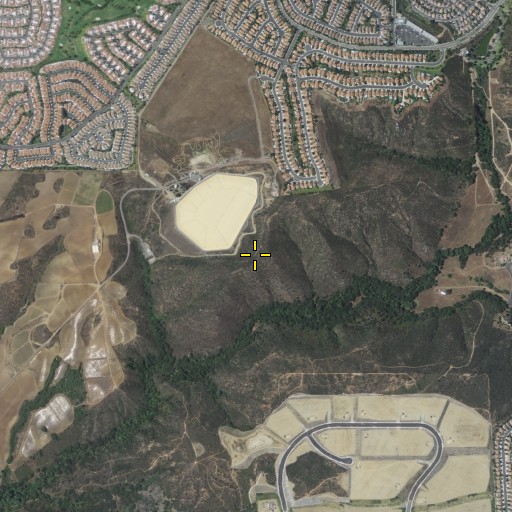Aerial/Satellite Image of Mount Hinton, CA