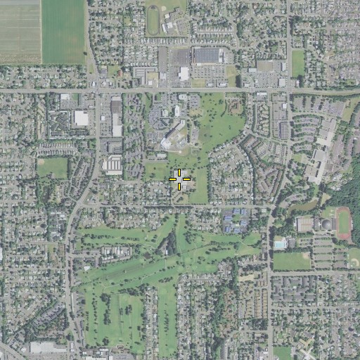 Aerial/Satellite Image of Hall Elementary School, OR