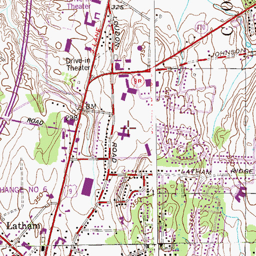 Topographic Map of Saint Ambrose School, NY