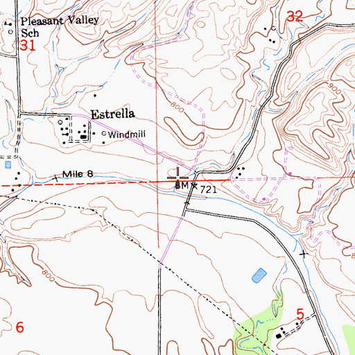 Topographic Map of Hog Canyon, CA