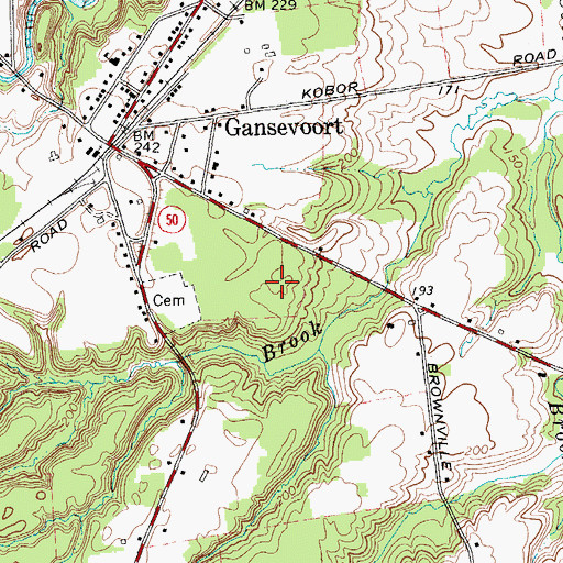 Topographic Map of Schuyler Heights, NY