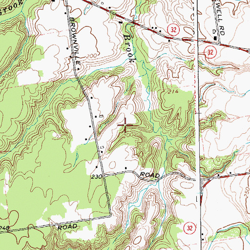 Topographic Map of Airway Meadows Golf Course, NY