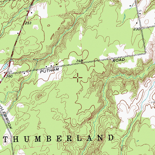 Topographic Map of Shelley Trailer Park, NY