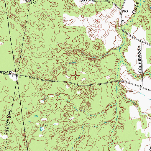 Topographic Map of Castlewood, NY