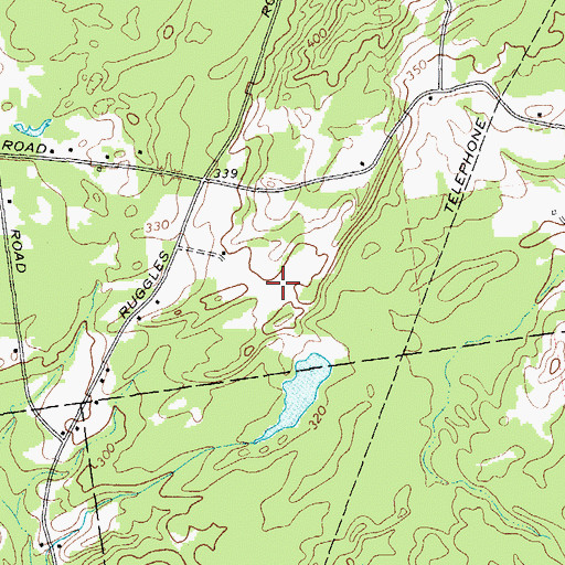 Topographic Map of Highland Hills, NY