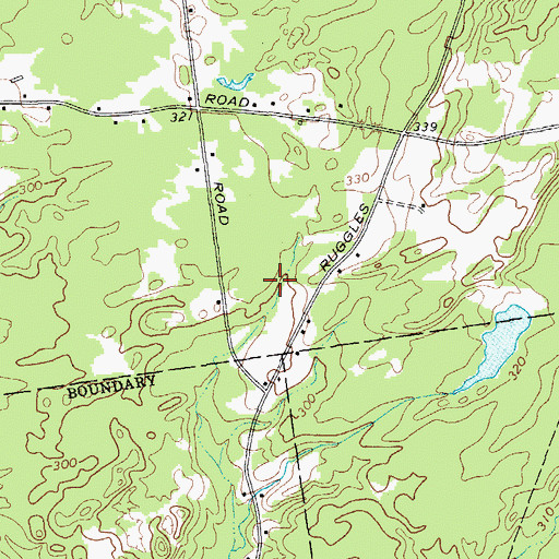 Topographic Map of Hearthwood North, NY