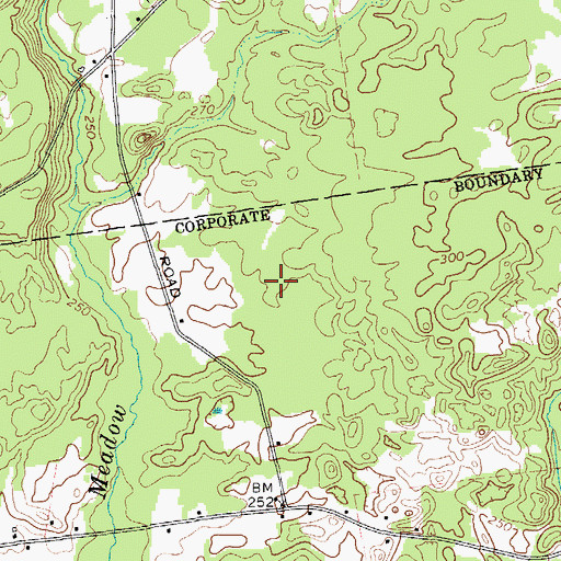 Topographic Map of Floral Estates, NY