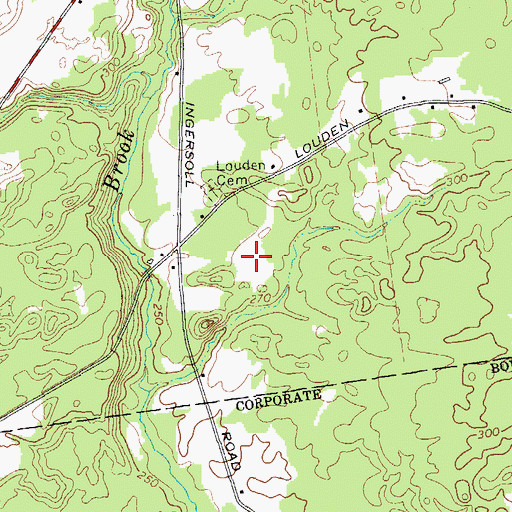 Topographic Map of Lost Valley Estates, NY