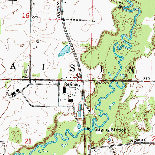Topographic Map of Sutton Post Office (historical), MI