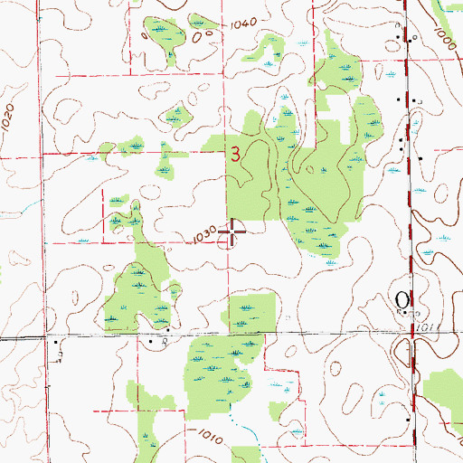 Topographic Map of Christ Temple, MI