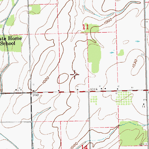 Topographic Map of Sequoia Campground, MI