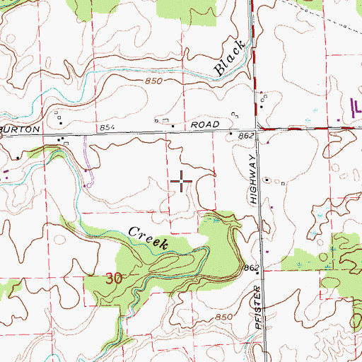 Topographic Map of Wolf Creek Golf Club, MI