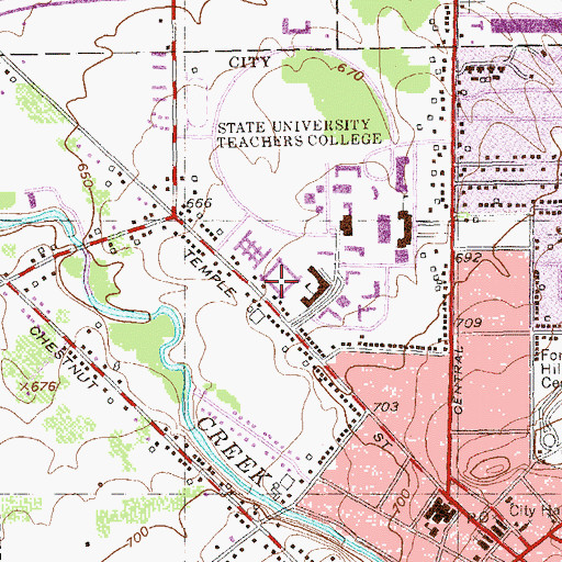 Topographic Map of Kirkland Complex, NY