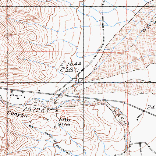 Topographic Map of Homewood Canyon, CA