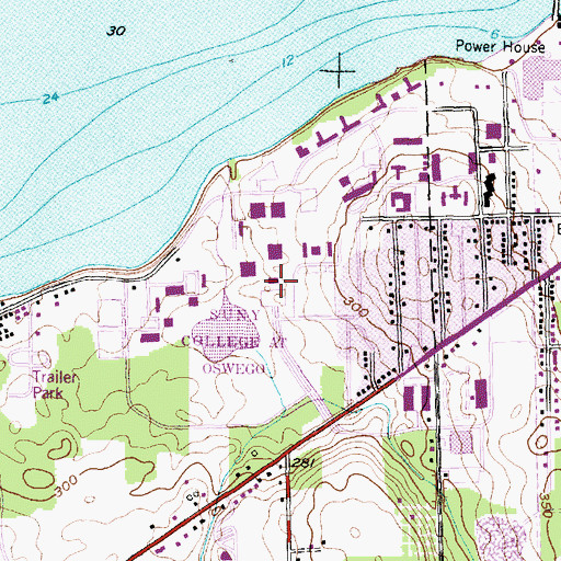 Topographic Map of Culkin Hall, NY