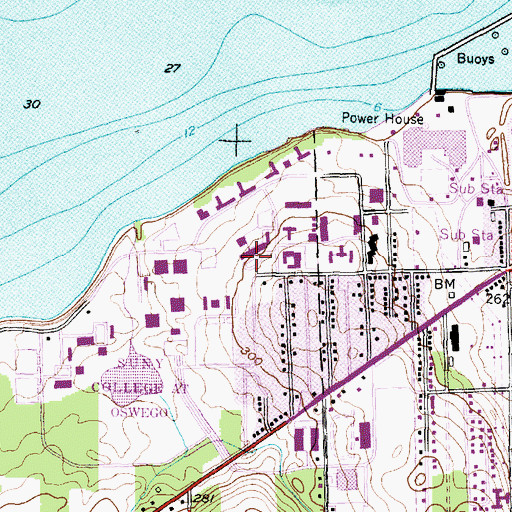 Topographic Map of Swetman Hall, NY