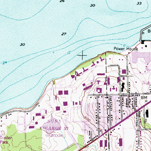 Topographic Map of Mary Walker Health Center, NY