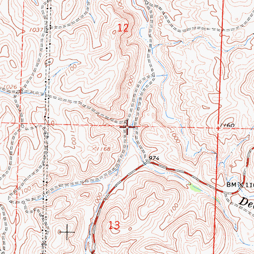 Topographic Map of Horse Canyon, CA