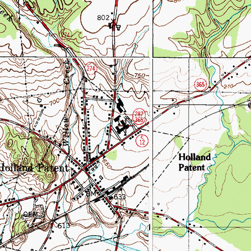 Topographic Map of General William Floyd Elementary School, NY