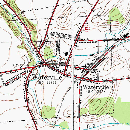 Topographic Map of Grace Episcopal Church, NY