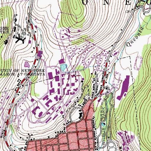 Topographic Map of Macduff Hall, NY