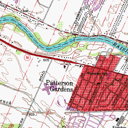 Topographic Map of Good Shepherd Lutheran Church, MI