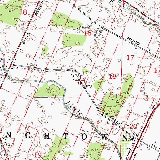 Topographic Map of New Hope Christian Church, MI