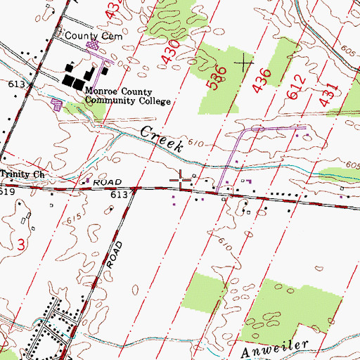 Topographic Map of Church of Jesus Christ of Latter Day Saints, MI