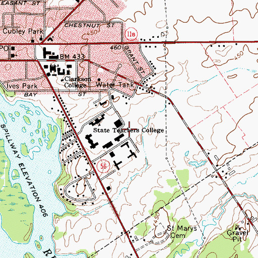 Topographic Map of Timerman Hall, NY