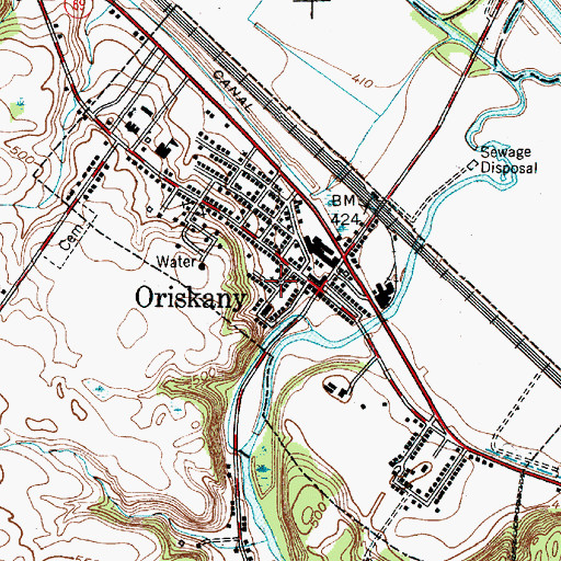 Topographic Map of Saint Stephen's Church, NY