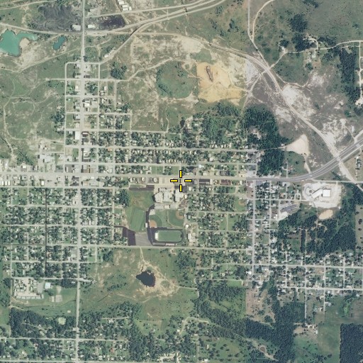 Aerial/Satellite Image of Cornerstone Alternative Charter High School, KS