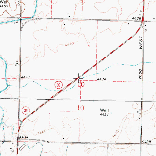 Topographic Map of Lateral G, ID