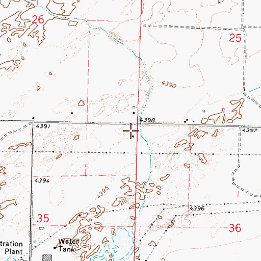 Topographic Map of Lateral S, ID