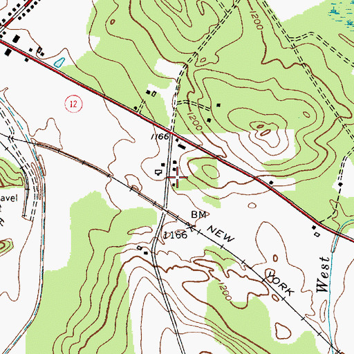 Topographic Map of Christian Missionary Church, NY
