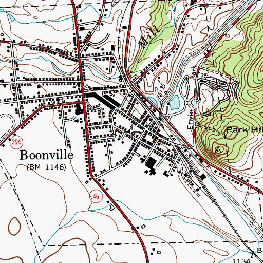 Topographic Map of Saint Joseph's Church, NY