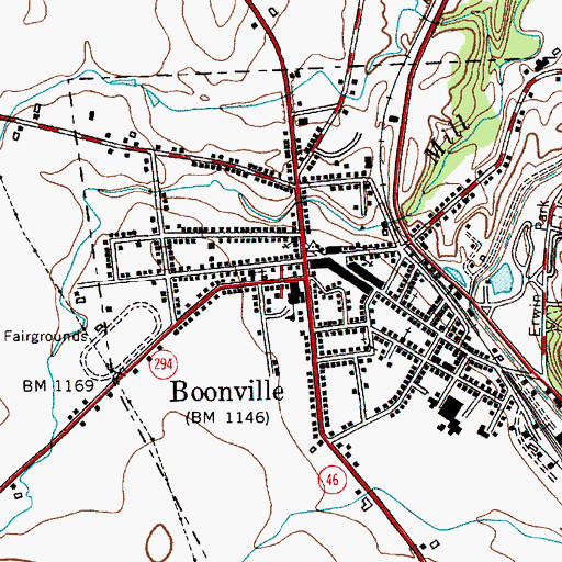 Topographic Map of Trinity Episcopal Church, NY