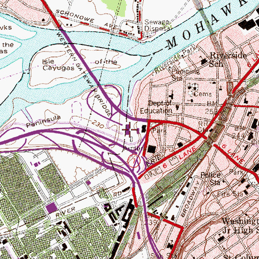 Topographic Map of Begley Building, NY