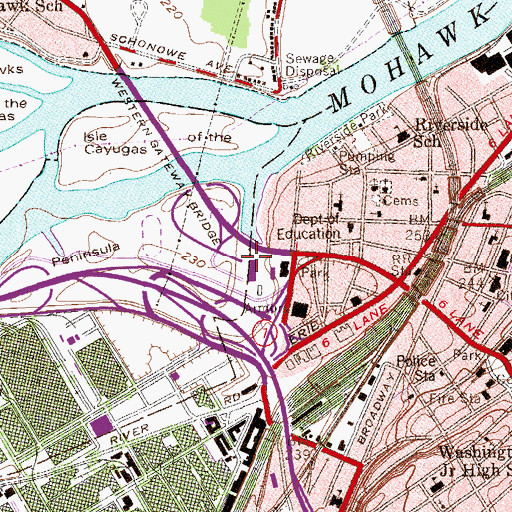 Topographic Map of Carl B Taylor Auditorium, NY