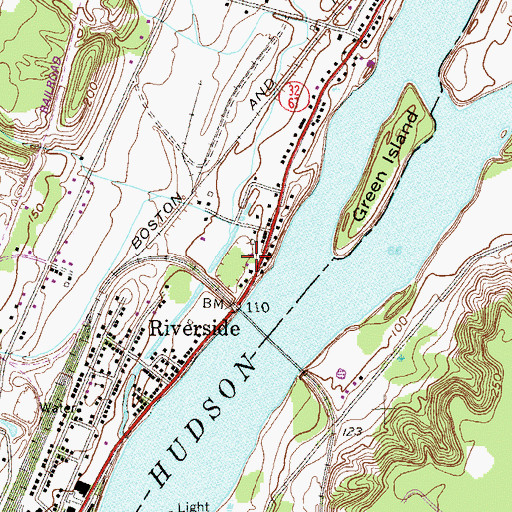 Topographic Map of Community Christian Academy, NY