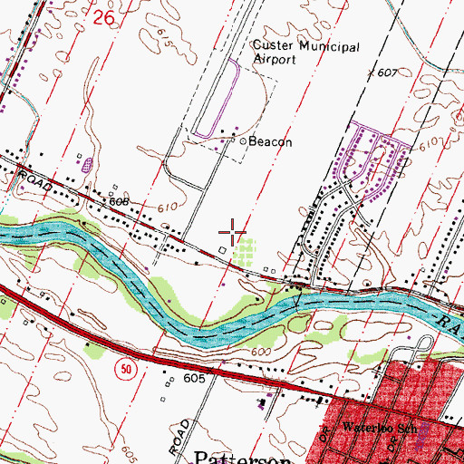 Topographic Map of Munson Park, MI