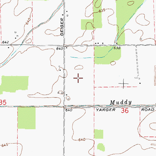 Topographic Map of Willits Post Office (historical), MI