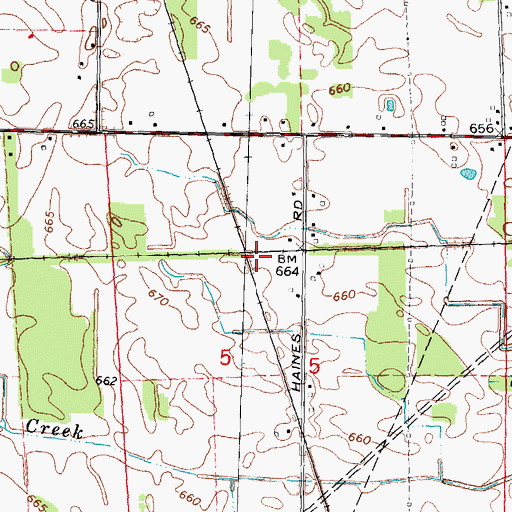 Topographic Map of Federman Post Office (historical), MI