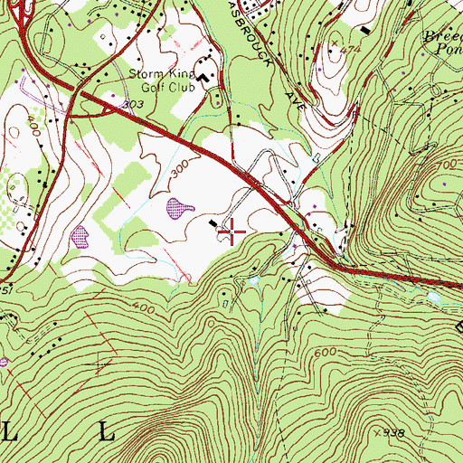 Topographic Map of Hudson Highlands Nature Museum, NY