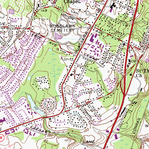 Topographic Map of Windsor Academy, NY