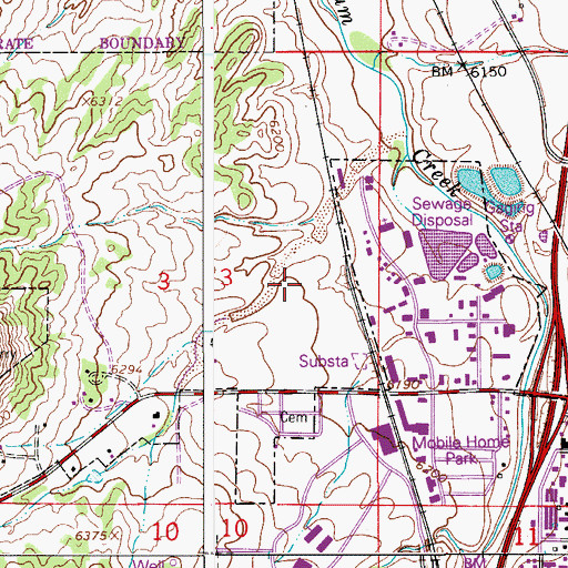 Topographic Map of Academy Charter School, CO