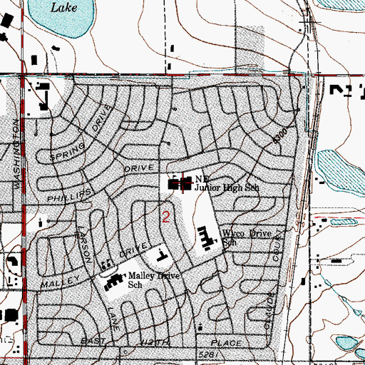 Topographic Map of STEM Magnet Lab School, CO